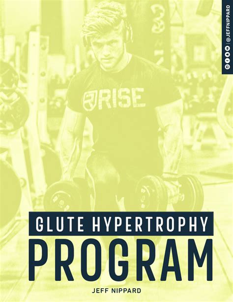 Jeff Nippard Glute Hypertrophy Program Free Glute Hypertrophy Program – Jeff Nippard Fitness